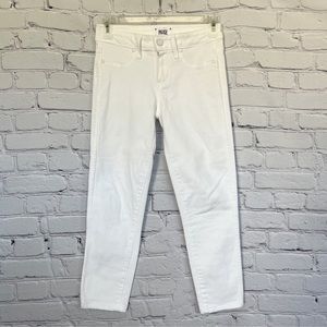 Paige jeans Verdugo crop crisp white like new